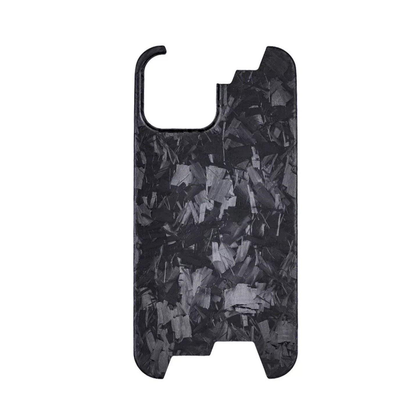 FORGED™ ROUGH RAW SHAPE Black Case – iPhone 12 - 15 Series