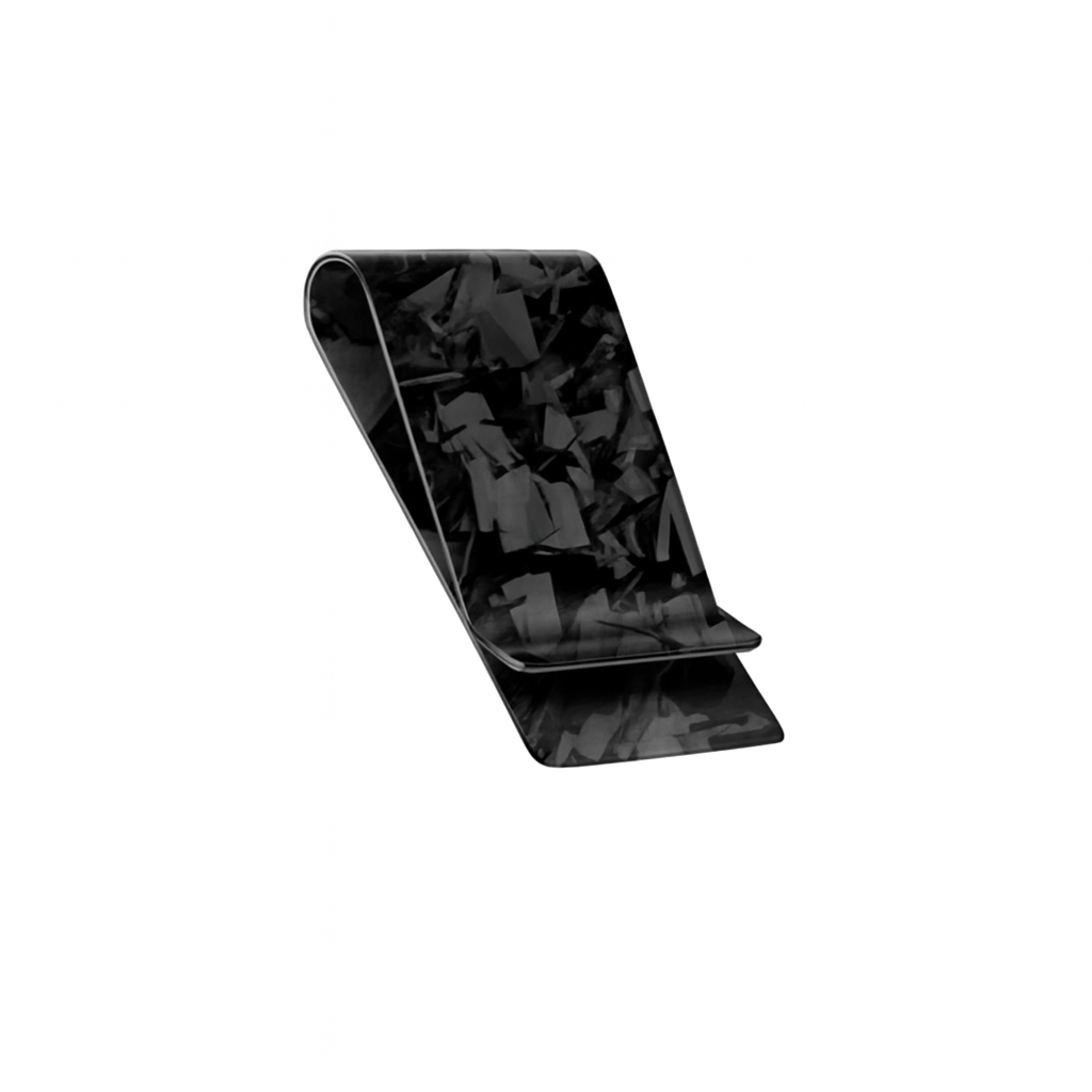 FORGED™ FINE RAW Cashclip | Bargeldklammer aus Forged Carbon
