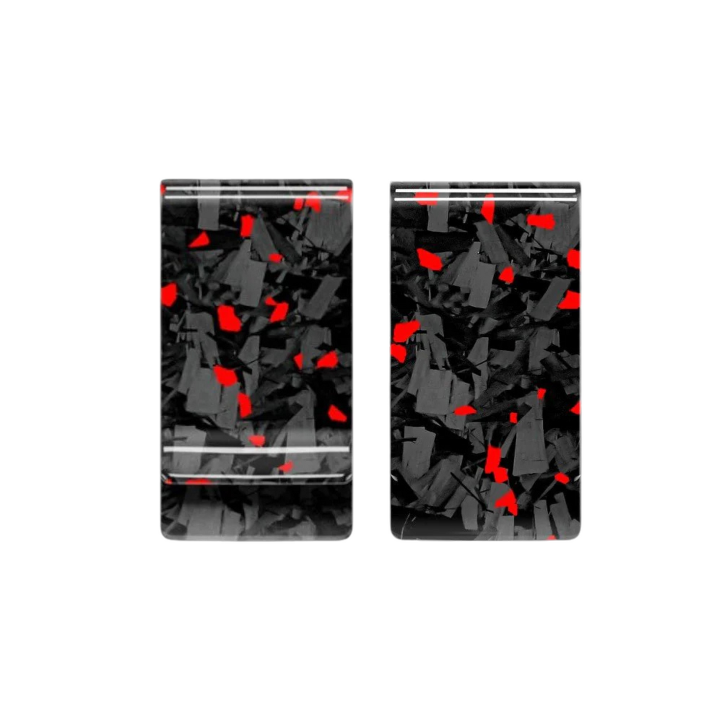 FORGED™ FINE RAW Cashclip | Bargeldklammer aus Forged Carbon