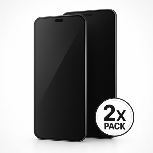 2x PrivacyGlas™ Schutzglas | Blickschutz & Easy-Install – Apple iPhone